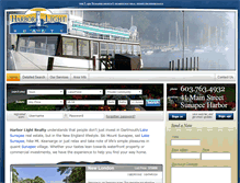 Tablet Screenshot of harborlightrealty.com